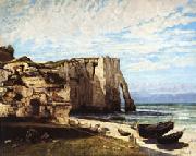 Gustave Courbet The Cliff at Etretat after the Storm oil on canvas